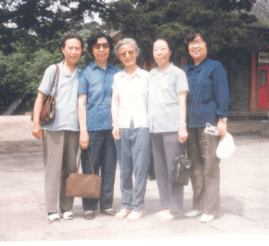 Dan Di pictured with Zhu Ti, Mei Niang, and Lan Ling 
